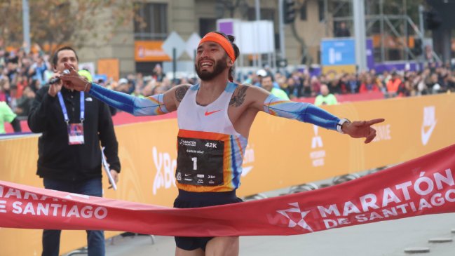 Carlos Díaz y su victoria en el Maratón de Santiago 2025: Fue lo que siempre soñé
