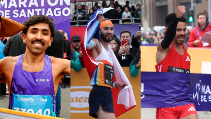   Tripleta chilena: Las grandes imágenes que dejó el Maratón de Santiago 2025 