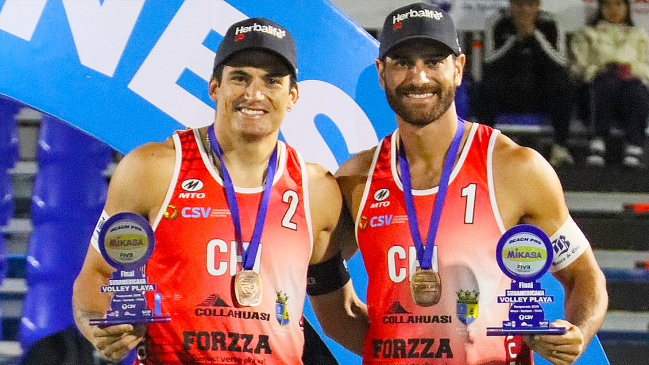 Los primos Grimalt clasificaron al Mundial tras obtener el bronce en el Sudamericano de Voley Playa