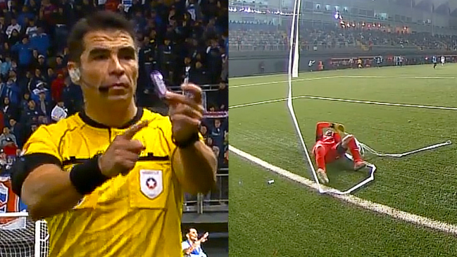 Arbitro denunció a barra de la UC por proyectil que impactó al arquero de O'Higgins