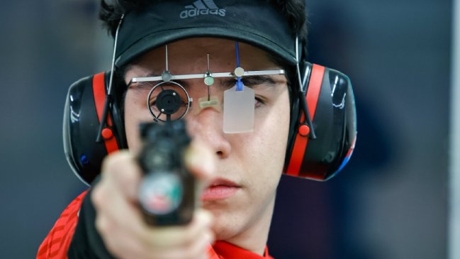 El chileno Diego Parra fue top ten en el Mundial Junior de tiro