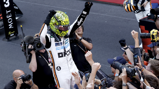 Lando Norris se impuso como el ganador del Gran Premio de Mónaco