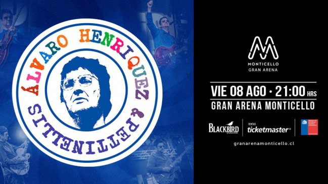 Álvaro Henríquez & Pettinellis en el Monticello: Fecha y venta de entradas