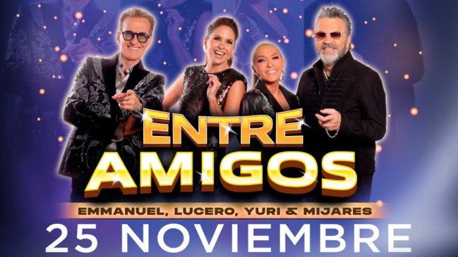 Cumbre mexicana: Emmanuel, Lucero, Yuri y Mijares se unen en concierto
