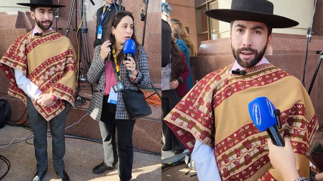 Diputado Camaño llegó a la Cuenta Pública 2025 vestido de huaso