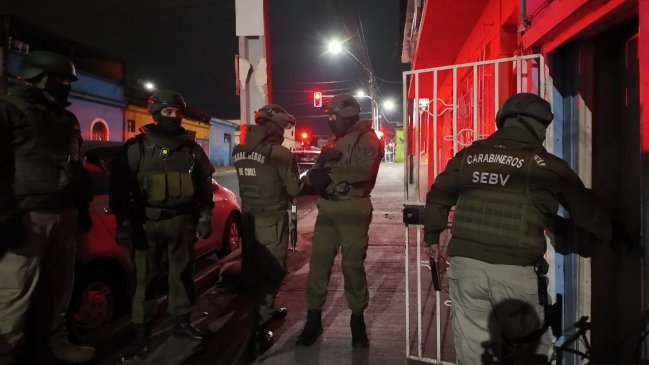 Megaoperativo antidrogas en Tarapacá: 36 domicilios allanados