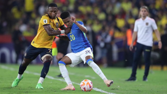 Ecuador y Brasil firmaron friccionado empate en el estreno de Carlo Ancelotti