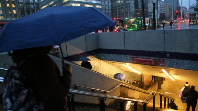 Sistema frontal llegará esta noche a la zona central
