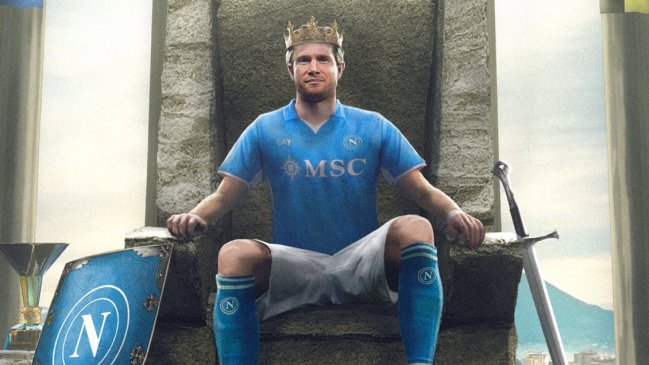 Kevin De Bruyne fue oficializado como nuevo fichaje de Napoli