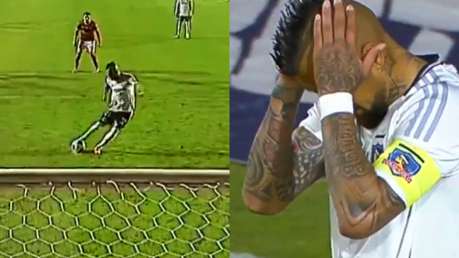 [VIDEO] ¡A las nubes! Arturo Vidal desperdició un penal para Colo Colo ante Iquique