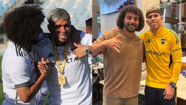 El emotivo reencuentro de Falcón con Palacios: Ojalá el fútbol nos vuelva a juntar