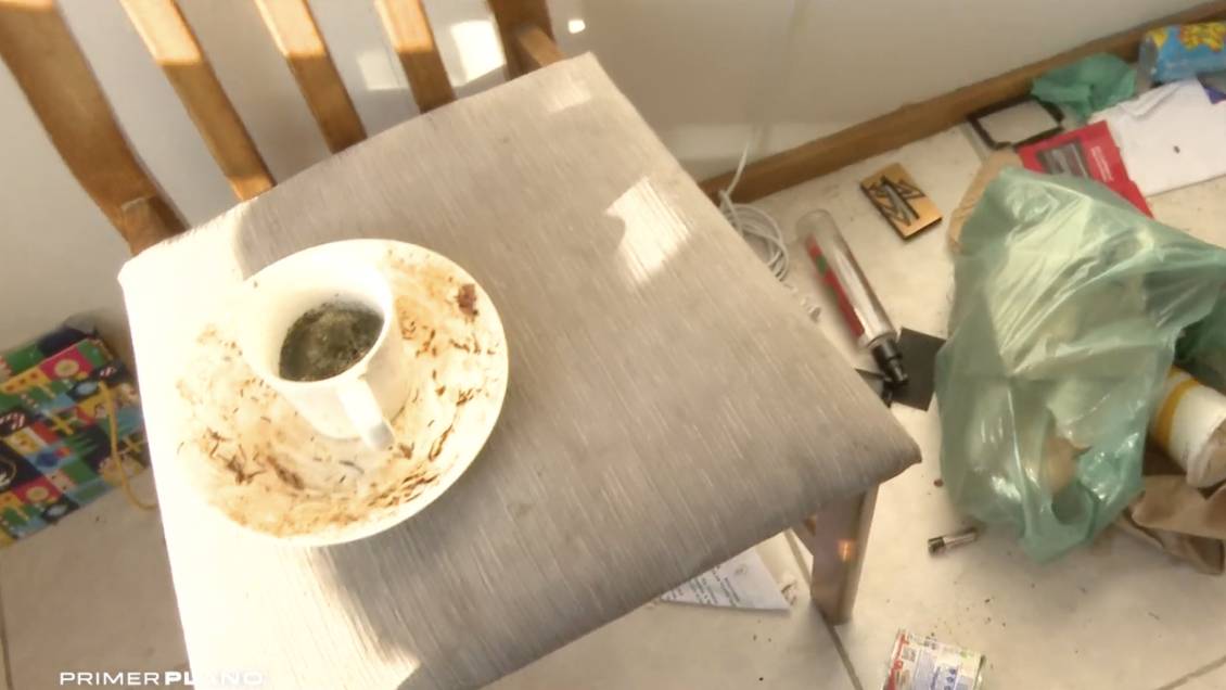 Así fue encontrado el departamento tomado por Úrsula Achterberg Así fue encontrado el departamento tomado por Úrsula Achterberg