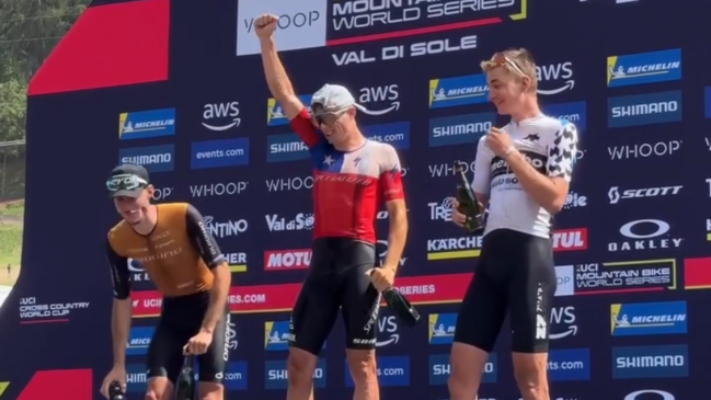 Martín Vidaurre gritó campeón en Val di Sole y logró su primera corona en el Mundial UCI