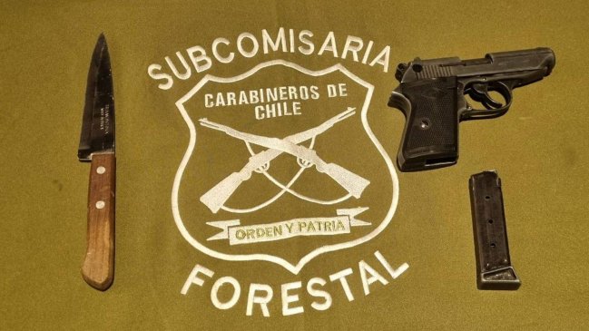 Dos adolescentes fueron sorprendidos con armas en el Tren Limache-Puerto