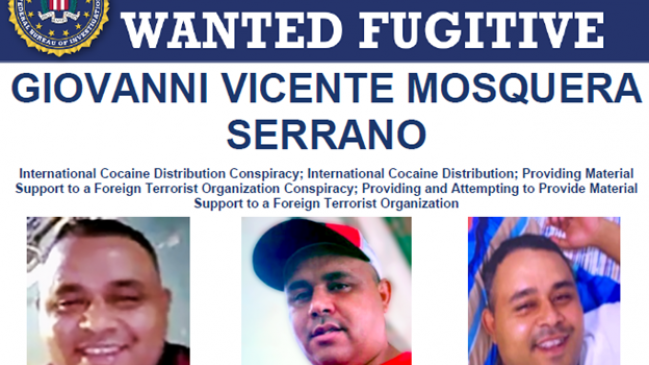 EE.UU. ofrece hasta tres millones de dólares por supuesto líder del Tren de Aragua