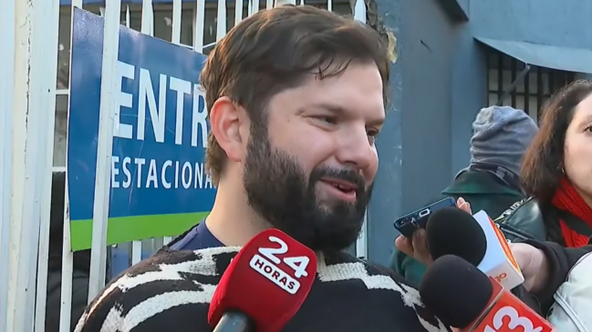 Boric tras el nacimiento de su hija Violeta: 