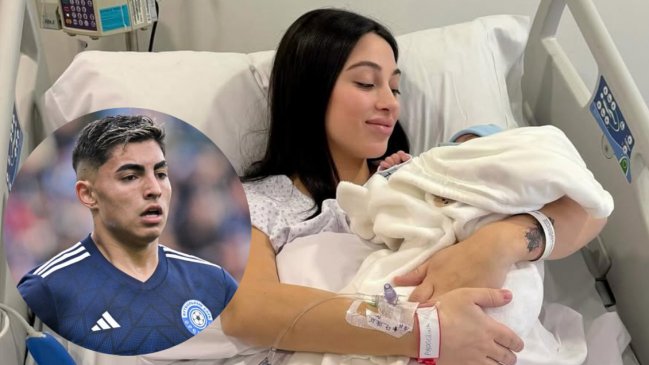 Nació Valentín, hijo de Jordhy Thompson y Camila Sepúlveda