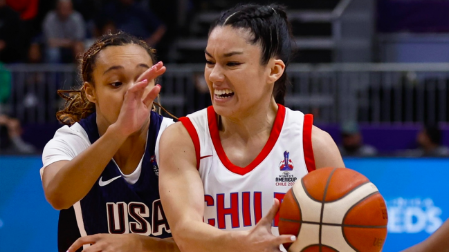 Chile sufrió una dura caída ante Estados Unidos en su estreno por la AmeriCup femenina