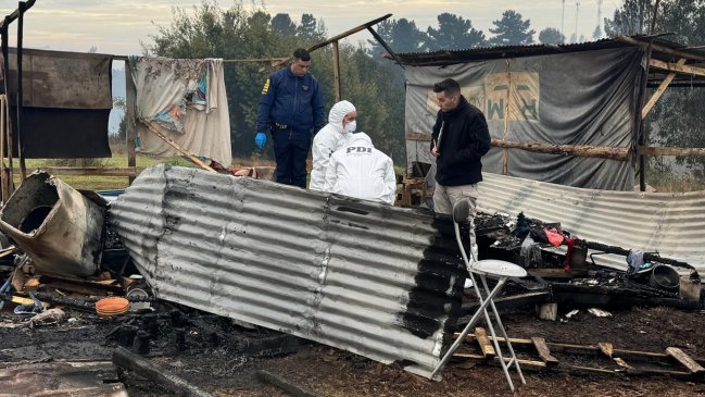 Incendió dejó a una mujer fallecida en la Región de La Araucanía