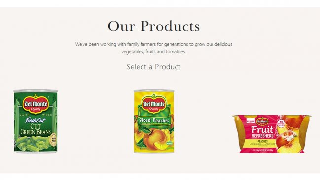 Del Monte, histórica frutícola de EE.UU., se declara en quiebra y busca comprador