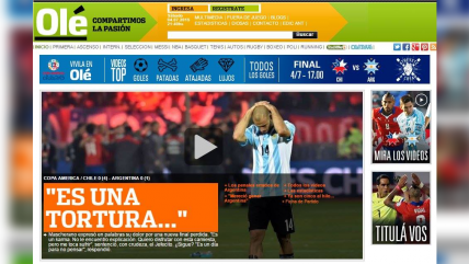   Así fue la reacción de la prensa internacional cuando La Roja gritó campeón en la Copa América 2015 