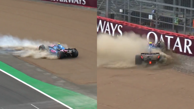[VIDEO] El choque de Franco Colapinto en la Q1 de Silverstone