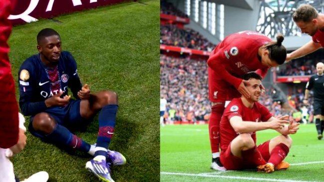 [VIDEO] Dembelé celebró como Diogo Jota en el segundo gol de PSG ante Bayern