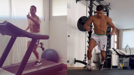   Alexis Sánchez mostró parte de sus entrenamientos en vacaciones 