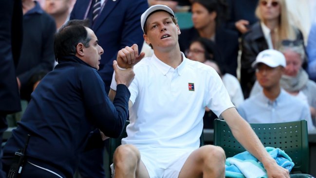 Sinner canceló su entrenamiento tras molestias físicas ante Dimitrov