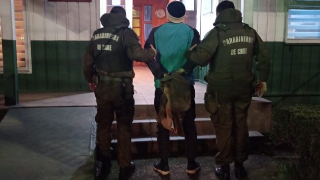 Carabineros detuvo a sujeto que atacó a machetazos a un vecino en Panguipulli