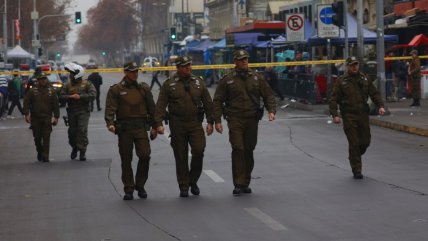   Tras agresiones de ambulantes: Carabineros coparon el Barrio Meiggs 