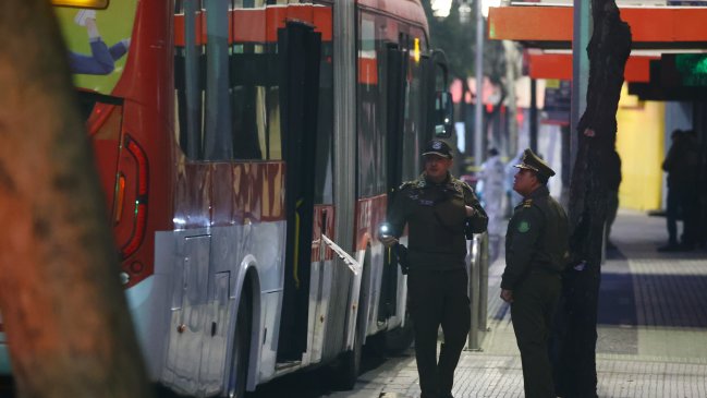 PDI detuvo a sospechoso de homicidio en bus del Transantiago