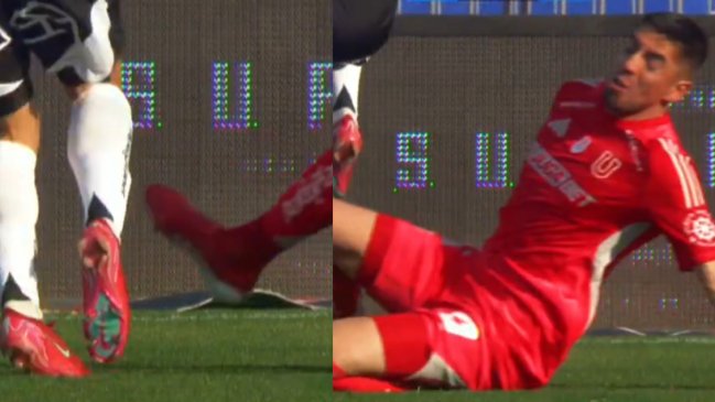 [VIDEO] Castellón cometió penal sobre Cepeda y fue sancionado tras revisión en el VAR