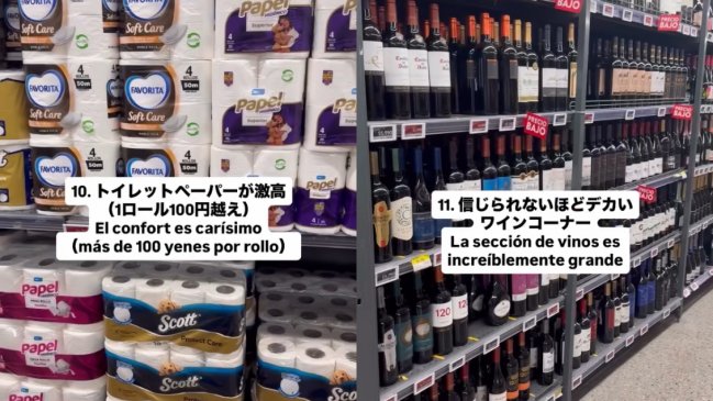 Japonés revela 11 hallazgos curiosos tras visitar supermercados en Chile