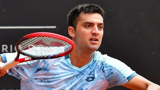 Tomás Barrios sucumbió ante el argentino Navone y dijo adiós a Bastad