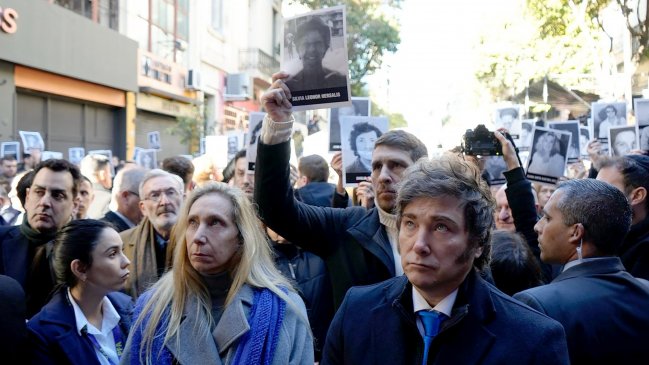 Milei reafirmó su apoyo a Israel en acto por los 31 años del atentado a la AMIA