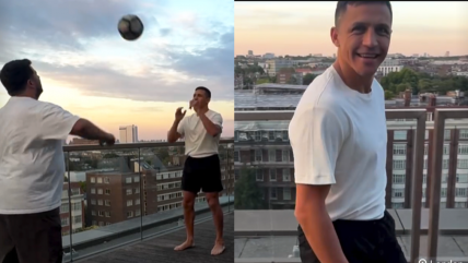   Acompañado y en Londres: La nostálgica publicación de Alexis Sánchez 