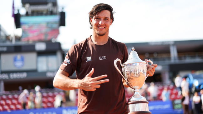 Luciano Darderi alzó el título en Bastad y marcó un hito para el tenis italiano