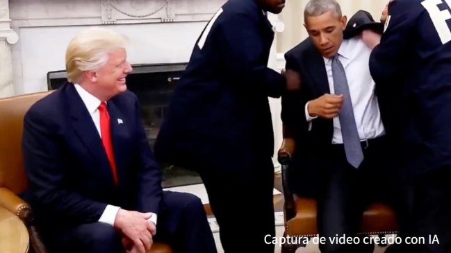 Trump publicó video falso creado con IA que muestra a Obama siendo detenido