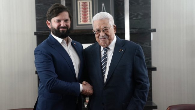 Boric compartió carta de Abbas y exigió que 