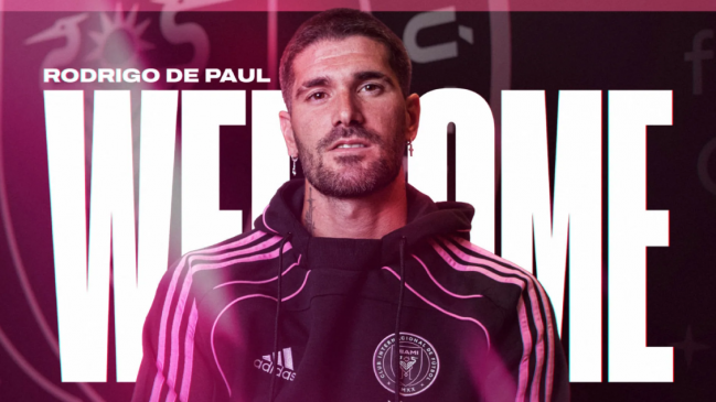 Inter Miami dio la bienvenida a Rodrigo de Paul como flamante refuerzo