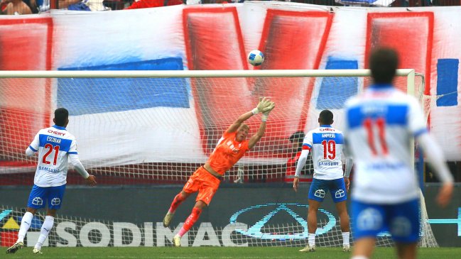 [VIDEO] Coquimbo pegó primero a la UC con un tremendo zurdazo Benjamín Chandía