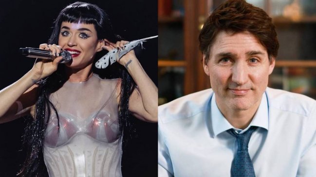 Captan a Katy Perry con Justin Trudeau, exprimer ministro de Canadá