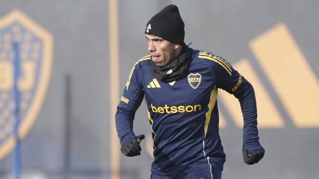 Carlos Palacios se mantiene con entrenamiento diferenciado en Boca Juniors