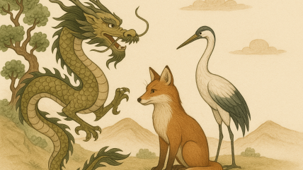   Dragones, zorros y grullas: El simbólico significado de las fábulas chinas 