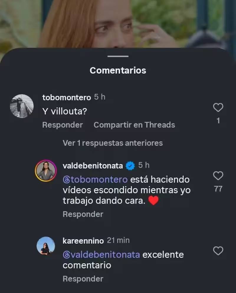 Natalia Valdebenito se refirió a Villouta