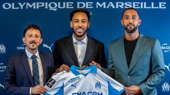 Olympique de Marsella anunció el retorno de Pierre-Emerick Aubameyang