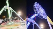 Juego mecánico se partió en dos en parque de diversiones de Arabia Saudita