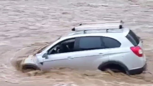 Sistema frontal provoca inundaciones y activa quebradas en la Región de Coquimbo