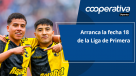 Cooperativa Deportes: Arranca la fecha 18 de la Liga de Primera